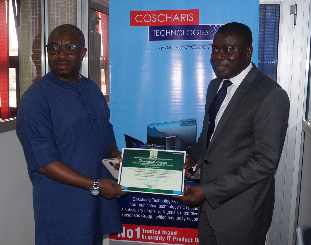 NITDA licenses Coscharis Technology for computer production