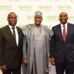 Olusola Teniola of ATCON; Prof. Umar Garba Danbatta, EVC of NCC and fmr EVC of NCC Ernest Ndukwe at the NTITA 2017