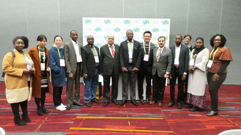 DG of NITDA, Dr Isa Ali Ibrahim Pantami at CES 2018 with the NITDA team and some other attendees