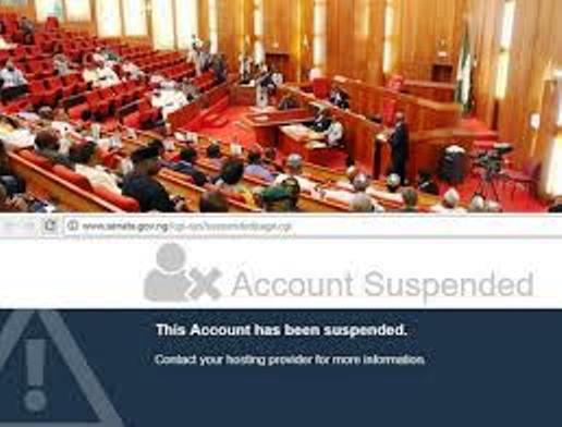 Nigerian Senate website suspended by host company