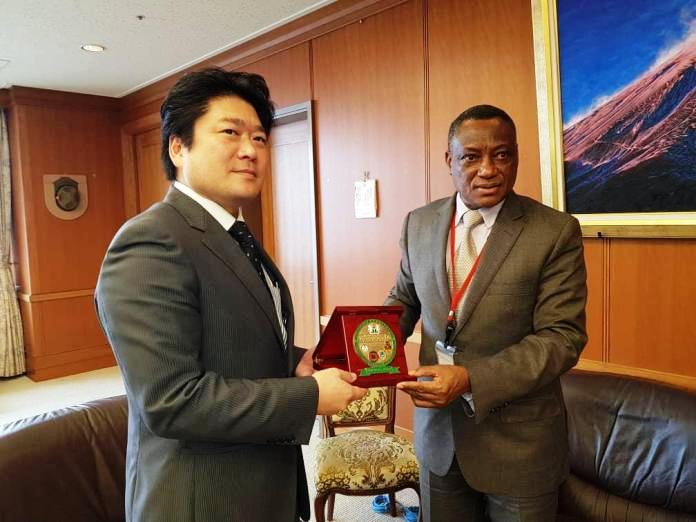 Ngr Minister of Defence, Mansur Muhammad Dan Ali and apanese Defence Minister of State, Yamamoto in Tokyo.