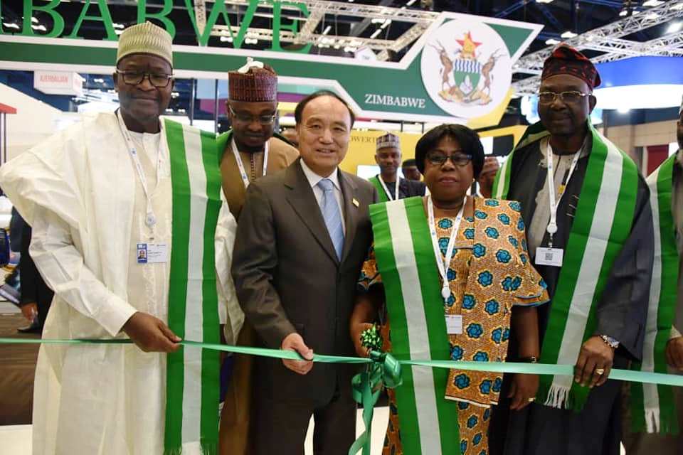 Prof. Umar Garba Danbatta, Executive Vice Chairman, Nigerian Communications Commission; Houlin Zhoa, Secretary General, International Telecommunications Union