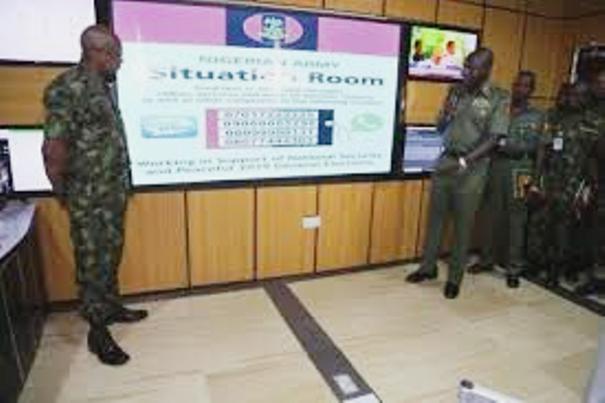 Nigerian Army launches elections monitoring and security situation room