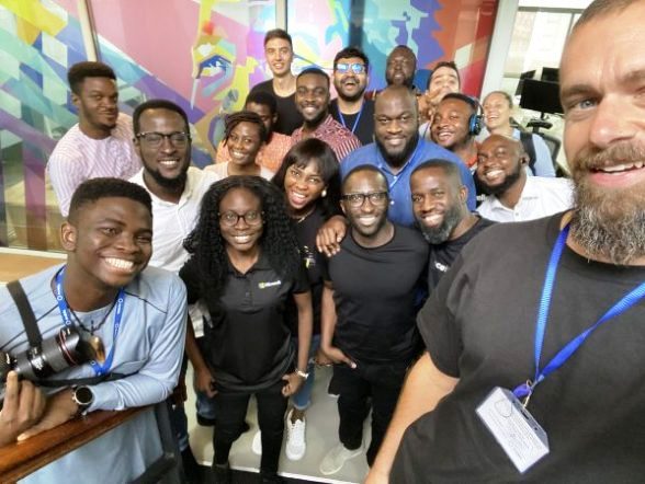 Dorsey at Andela Lagos