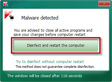 malicious files detected by Kaspersky