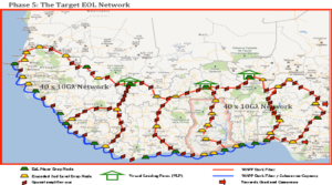 Envisaged West Africa Backhaul Company (WABco) network.