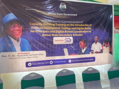Benue State Leads with AI, Coding, and Digital Skills Training for Secondary Schools