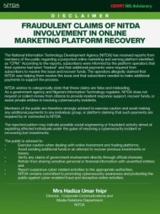 NITDA Disowns ‘CPM’ Platform